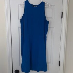 a new day Vibrant Blue Midi Dress
